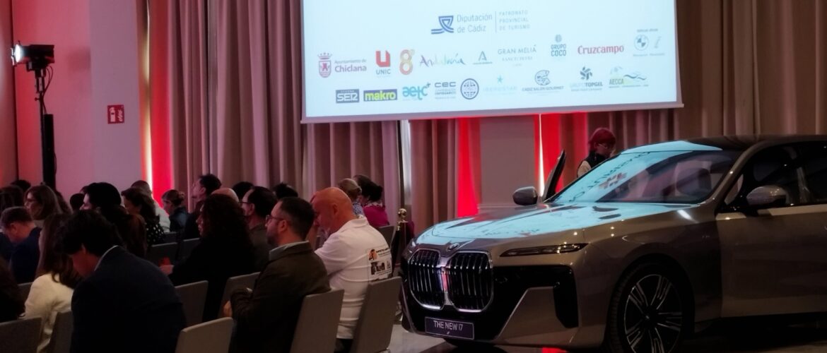 Movijerez presenta el nuevo BMW i7 en el VII Foro Provincial de Turismo y I Salón del Vino y la Gastronomía de Cádiz